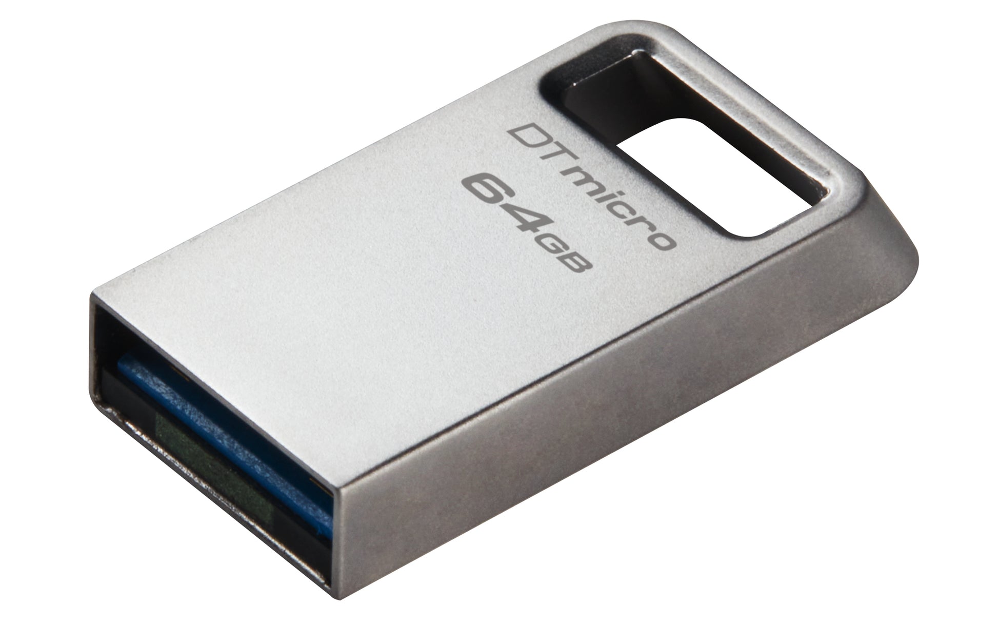 Kingston Technology Kingston DT Micro USB-Stick – 64 GB, USB 3.2 Gen 1, 200 MB/s, Metall