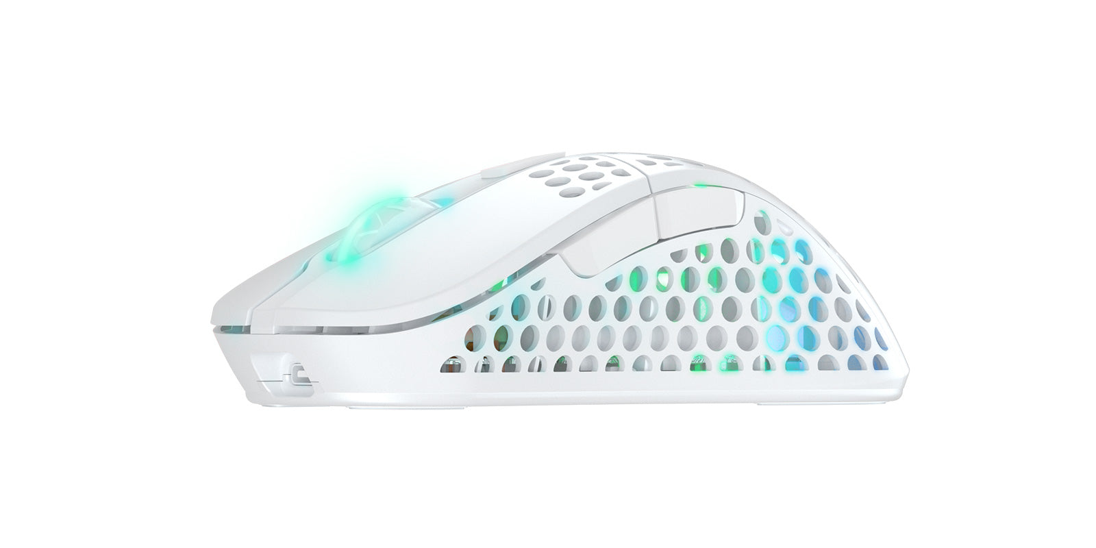 CHERRY XTRFY M4 – Gaming-Maus – Kabellos (2,4 GHz), 19000 DPI, RGB-Beleuchtung, rechts