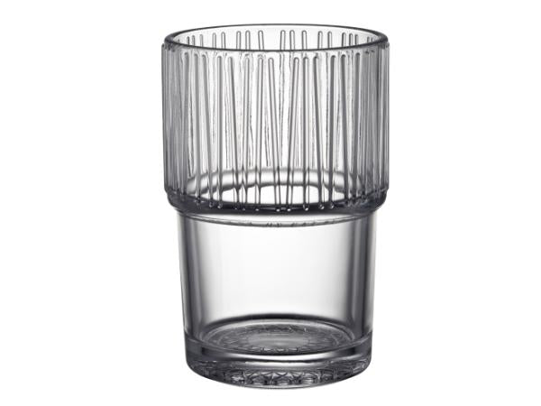 BITZ Latte Macchiato Glas Kusintha – 4er Set, 380 ml, H 12,5 cm, Transparent, spülmaschinenfest