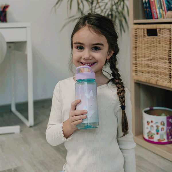 Scooli Aero Kindertrinkflasche 500 ml – BPA-frei, Kunststoff, Schmetterling