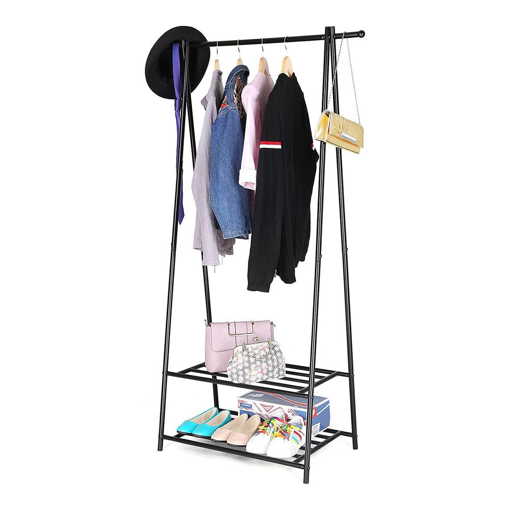 Songmics Garderobenständer – Stahl – Schwarz – 1'550 mm