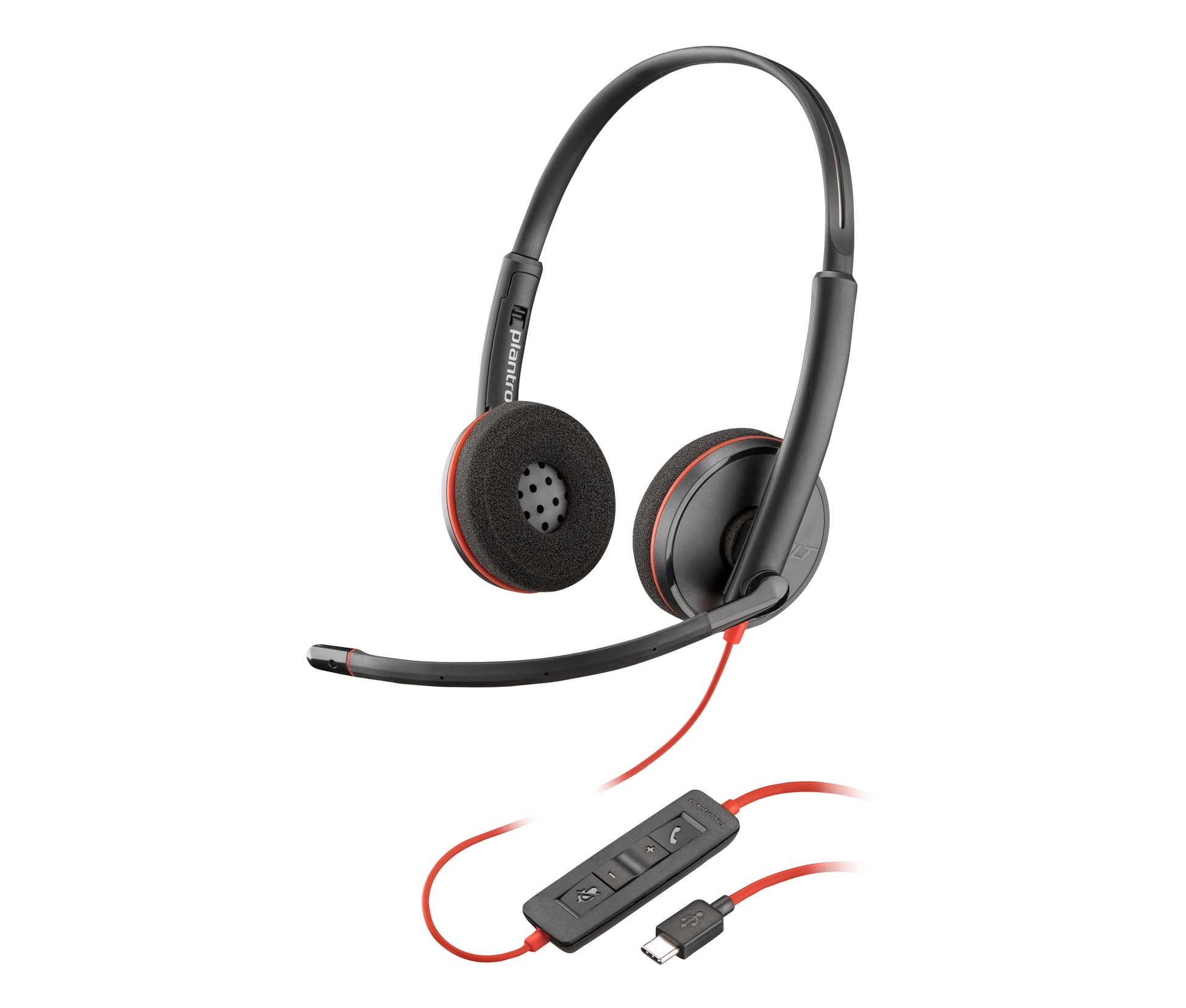 Poly Blackwire C3220 – Stereo-Headset, USB-C, Schwarz
