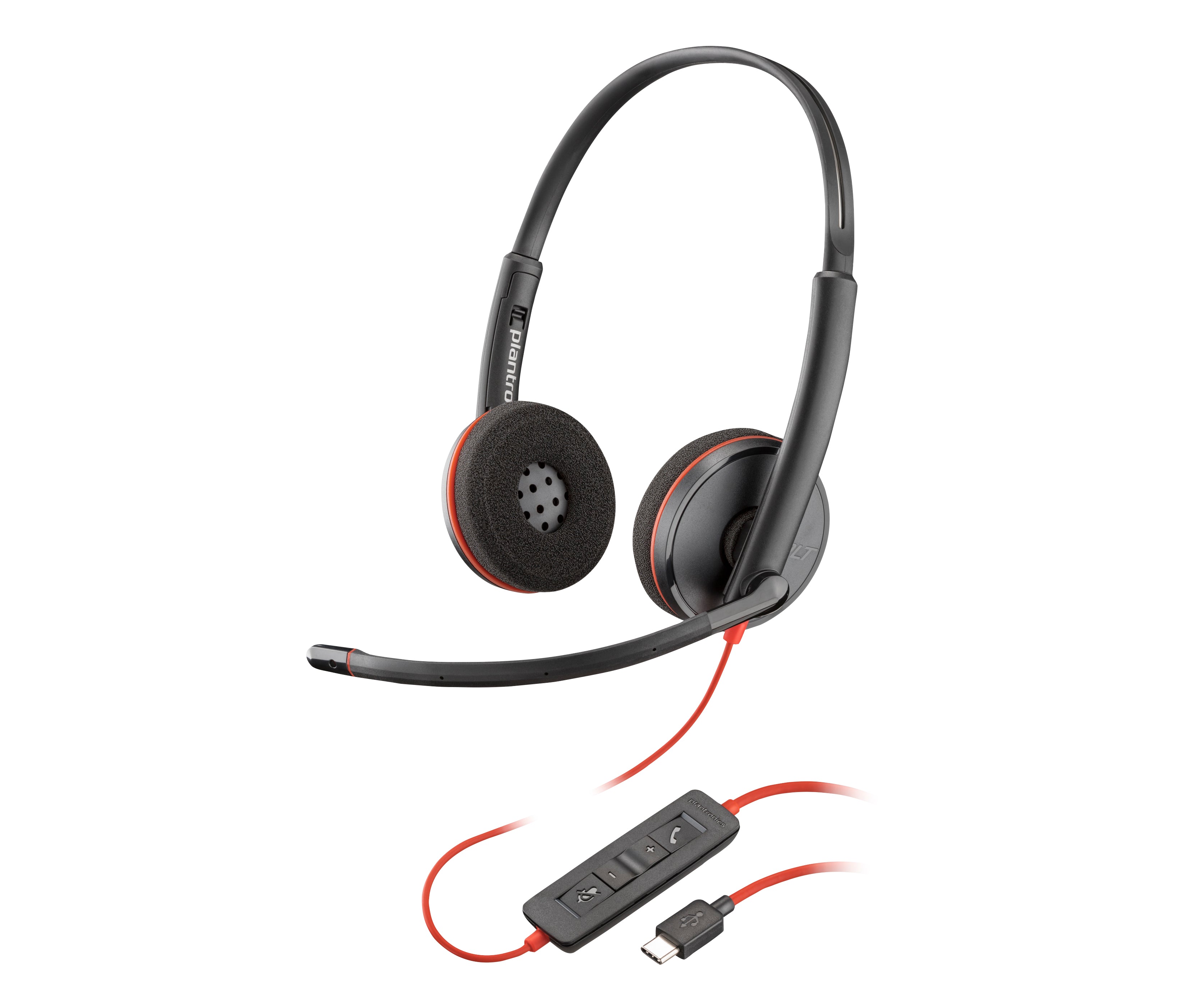 Poly Blackwire C3220 – Stereo-Headset, USB-C, Schwarz