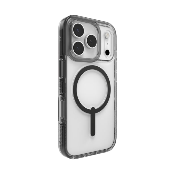 ZAGG Santa Cruz Snap Backcover – für Apple iPhone 17 Pro, Graphen, Schwarz/Transparent, bis 4 m Sturzsicher