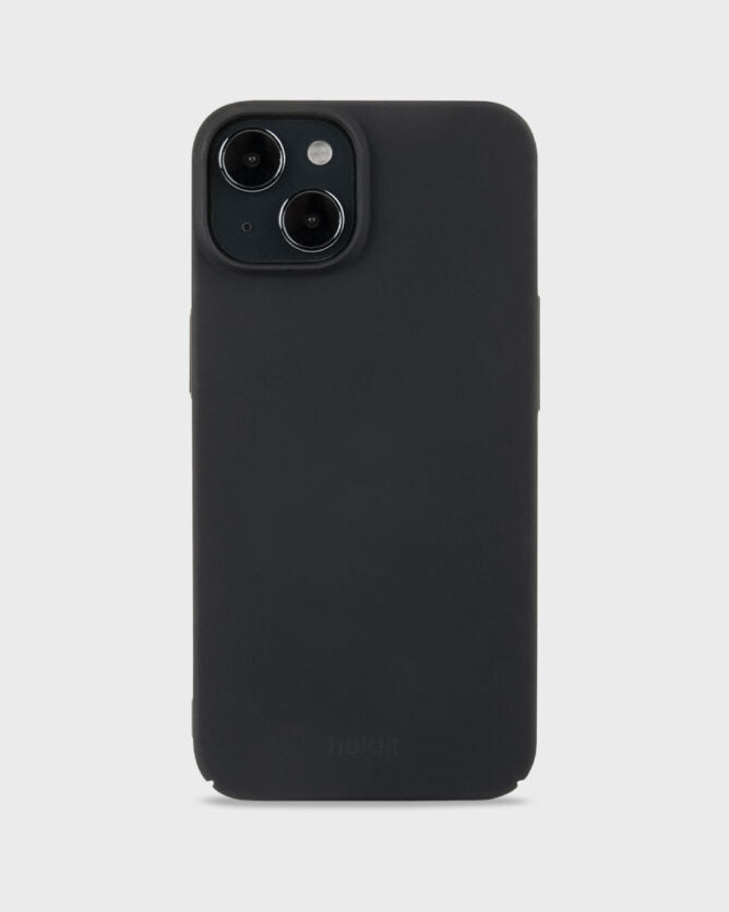 HoldIt Backcover – für Apple iPhone 15, Recycling-Kunststoff, schwarz