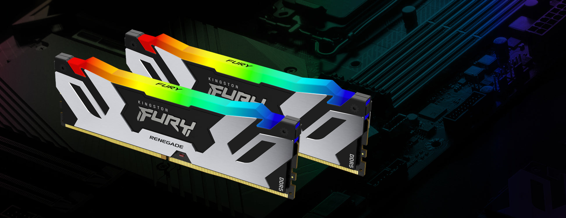Kingston Technology Kingston FURY Renegade RGB – DDR5 DIMM – 32 GB, 6400 MT/s, CL32, 288-Pin DIMM