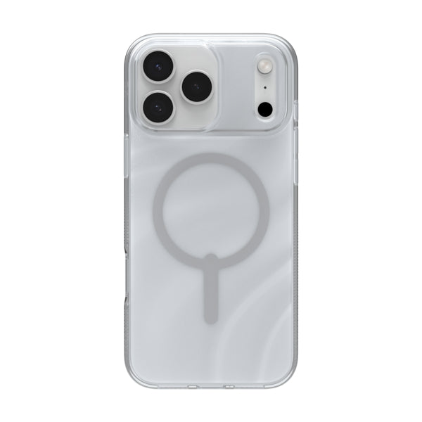 ZAGG Milan Snap Backcover – für Apple iPhone 17 Pro Max, Silber, Zion Glitter Swirl, bis 4 m Sturzsicher