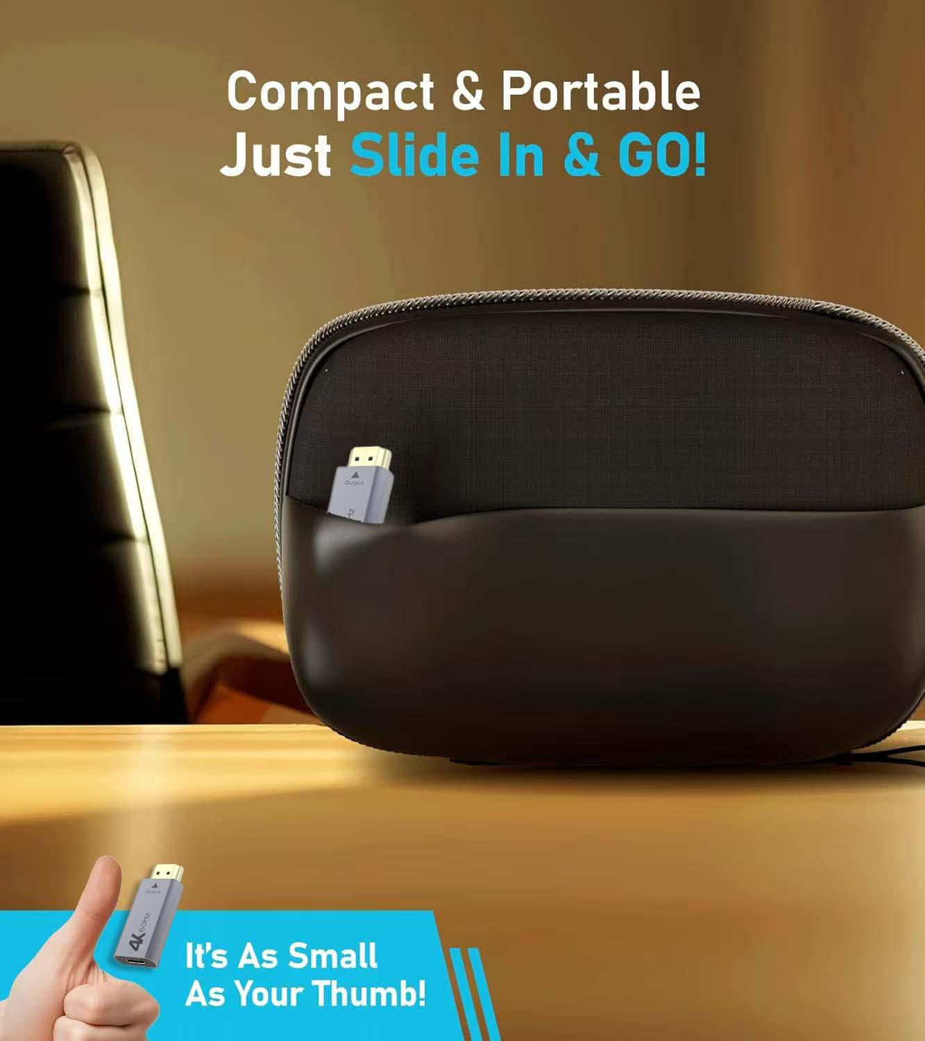 Microconnect HDMIUSB3.2A Capture-Adapter HDMI zu USB-C – 4K (3840 × 2160)
