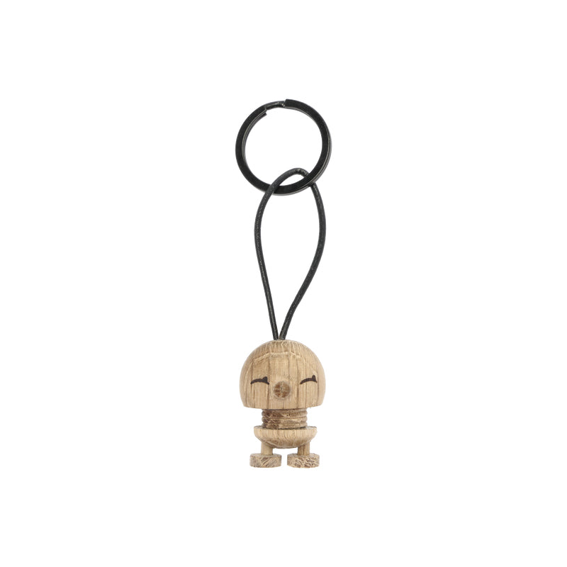 Hoptimist Schlüsselanhänger Bimble – FSC-zertifiziert, Eiche, Braun, 15 × 30 mm