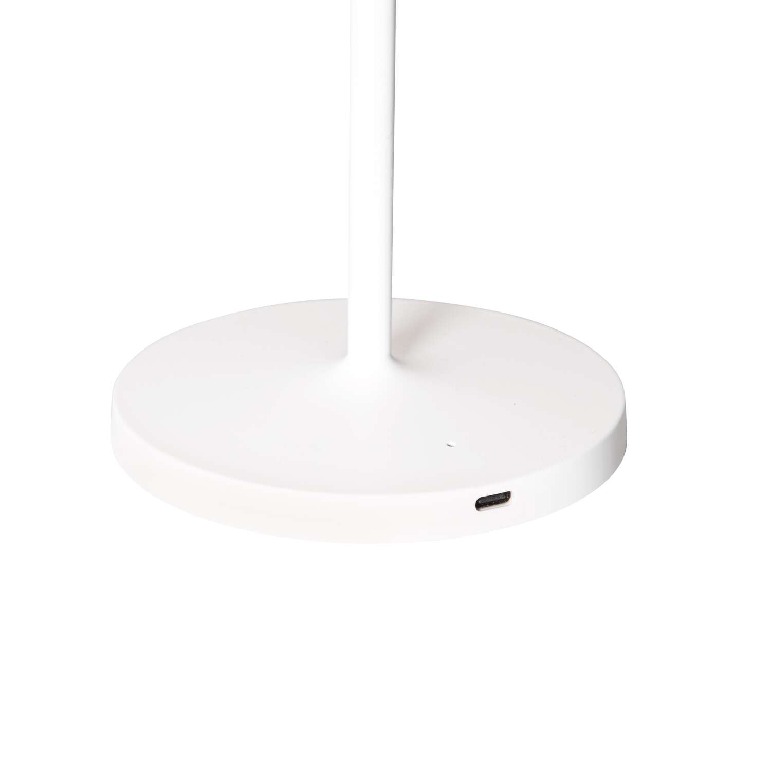 MAUL LED Tischleuchte Nina – Akku, USB-C & Ladestation, stufenlos dimmbar – 4000 K – 210 lm 3 W – Weiss