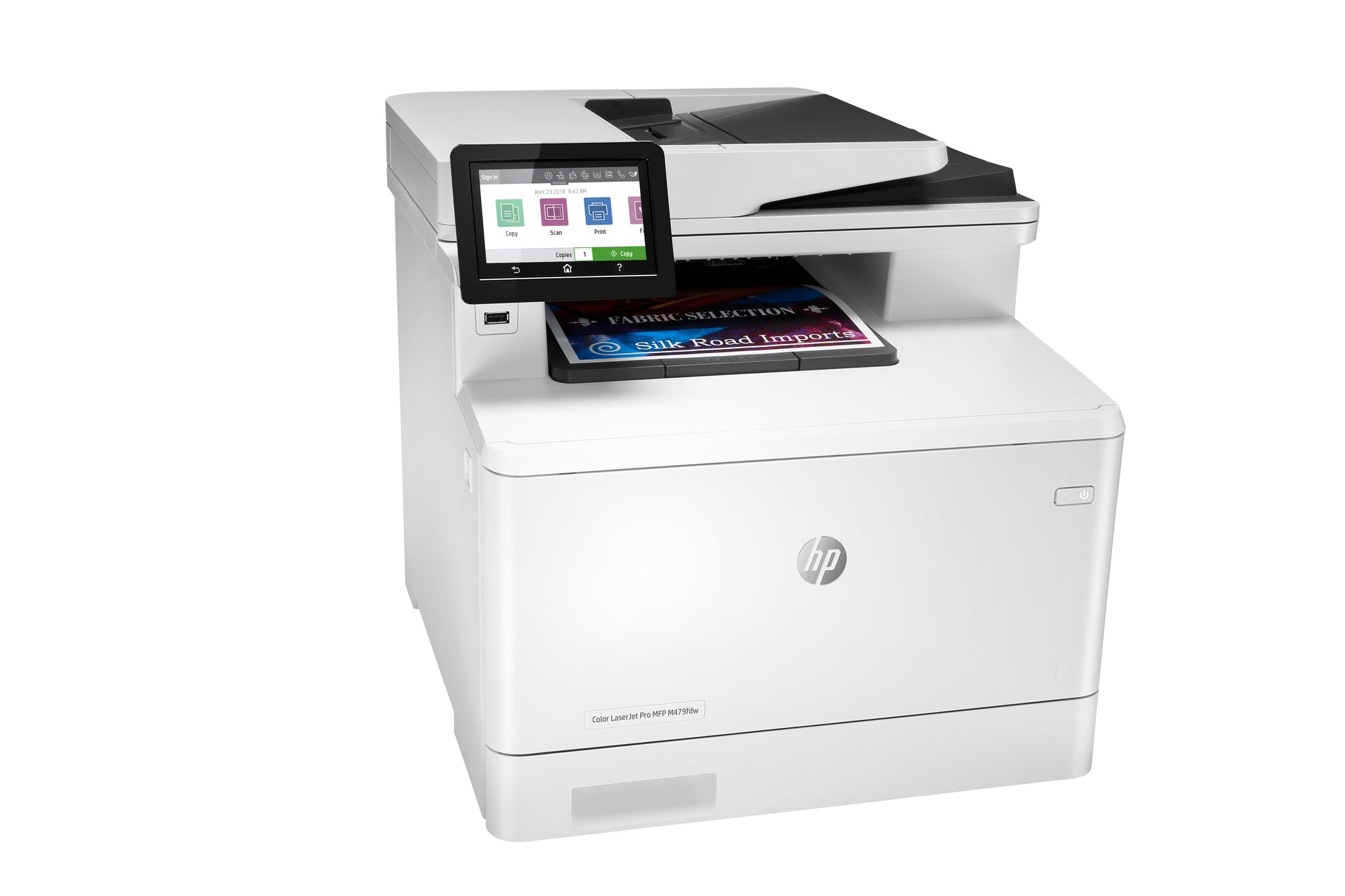 HP Laserjet Pro M479FDW – Farbiges Laser-MFP A4, 4-in-1 – USB/LAN/WLAN – Duplex, ADF, 50-Blatt ADF – 27 Seiten/Min. S/W