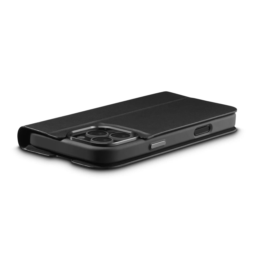 Hama Booklet-Hülle – für Apple iPhone 16 Pro Max – schwarz – Kunstleder – mit Kartenfach, Magnetverschluss