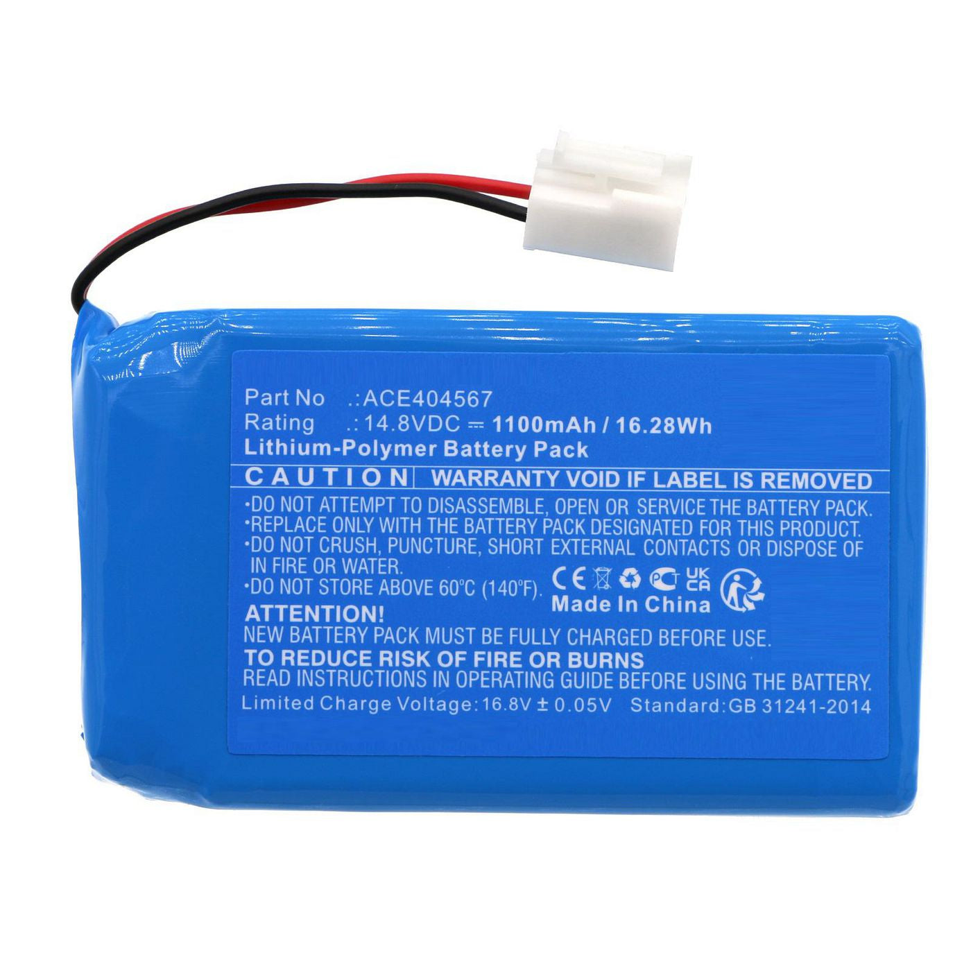 CoreParts 4,44 Wh (3,7 V, 1'200 mAh) – Batterie – für Corsair Virtuoso