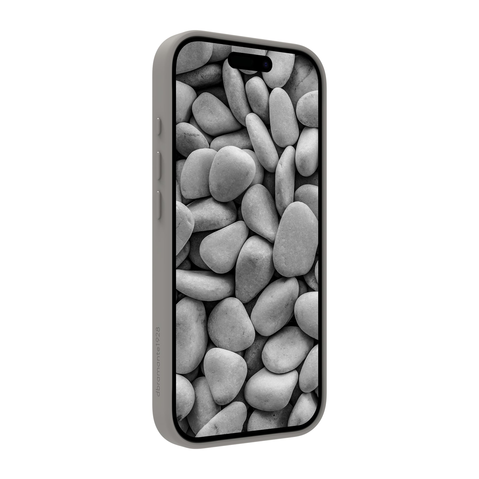 dbramante1928 Roskilde MS Kick ICON Backcover – für Apple iPhone 17, River Stone, bis 1,2 m sturzsicher