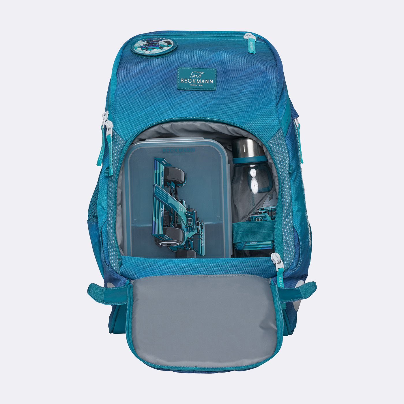 Beckmann Schulrucksack Active Air FLX – 6-teilig – Racing