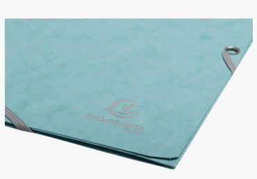 Exacompta Gummibandmappe Skandi A4 – 3 Klappen, Karton, mehrfarbig, bis 250 Blatt, 4 Stk.