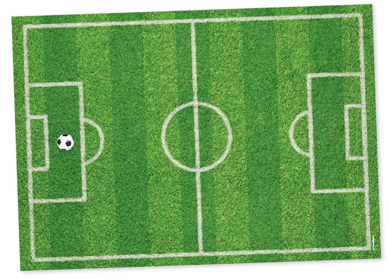 Trendform Tischset – Papier, Fussballmotiv, 42 × 29,7 cm