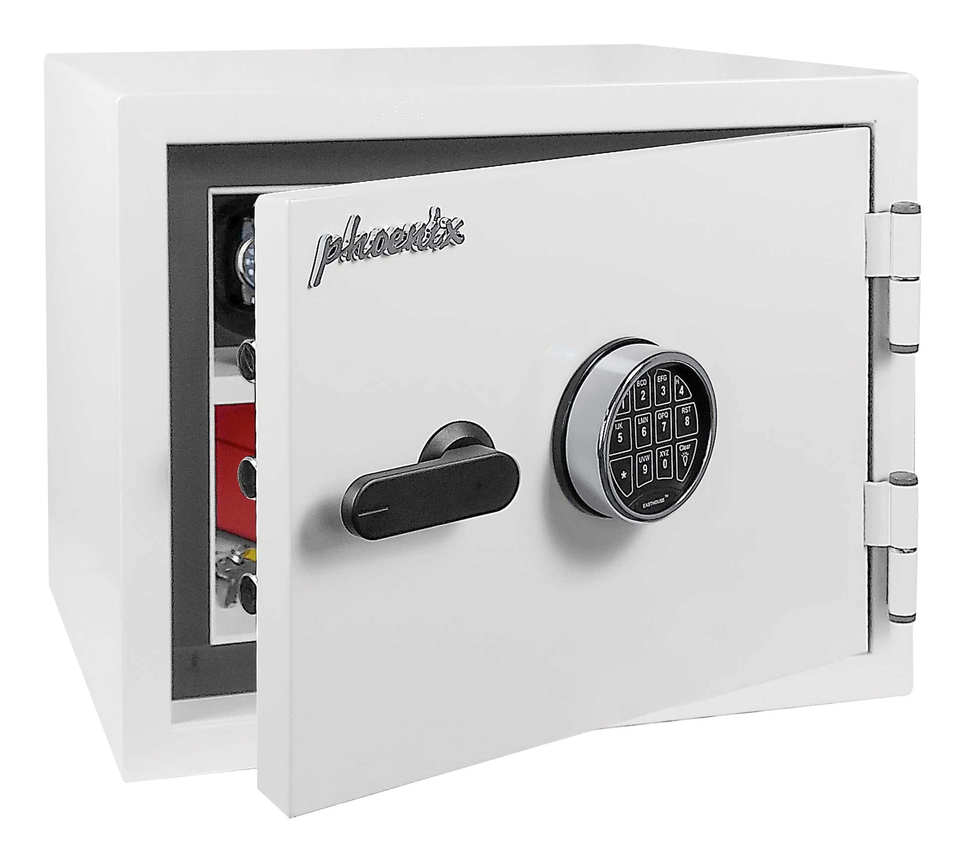 Phoenix Safe Co. Phoenix Tresor Fortress Pro SS1461E – Elektronikschloss – 23,0 l – 60 Minuten Feuerschutz – Bodenmontage – Weiss