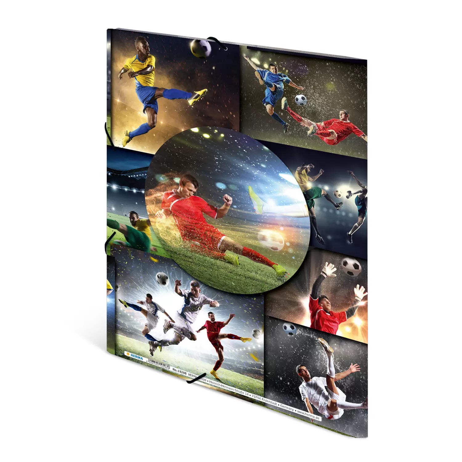HERMA Sammelmappe für A4, Karton, mehrfarbig, mit Gummizug
