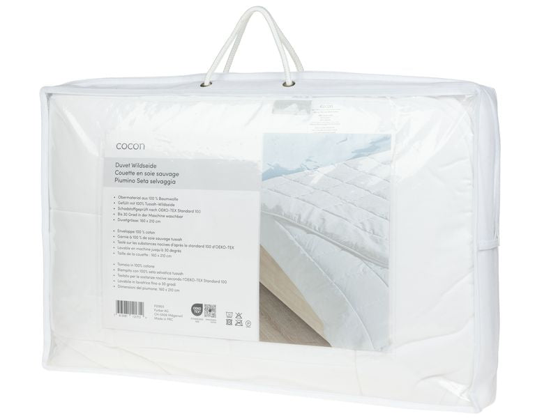 COCON Light Seide-Duvet – 160 × 210 cm, OEKO-TEX STeP