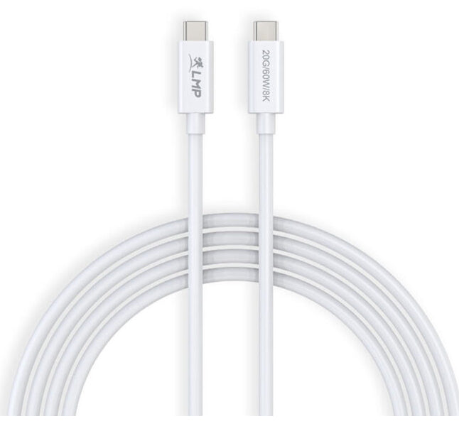 LMP USB-Kabel, USB-C zu USB-C, 3 m, USB4, Lade-/Datenkabel