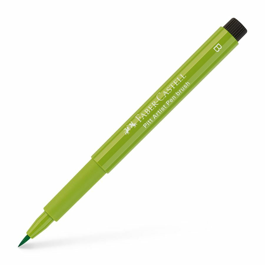 Faber-Castell PITT Artist Pen – Pinselstift, 2,5 mm, pigmentiert, Maigrün