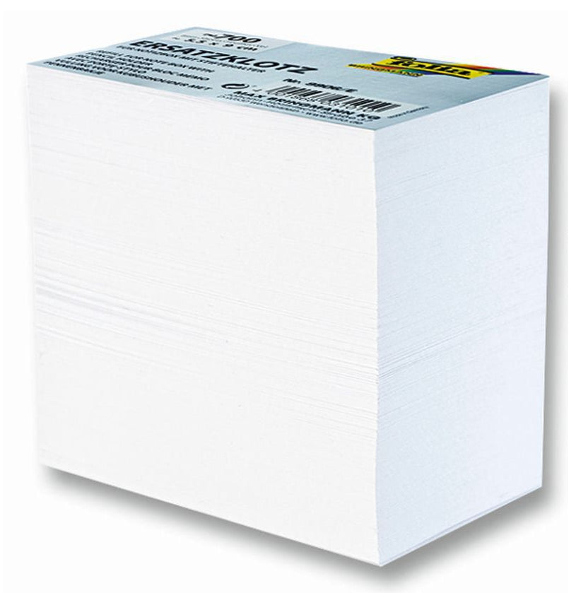 Folia Ersatzzettel – weiss – 90 × 55 mm – Papier