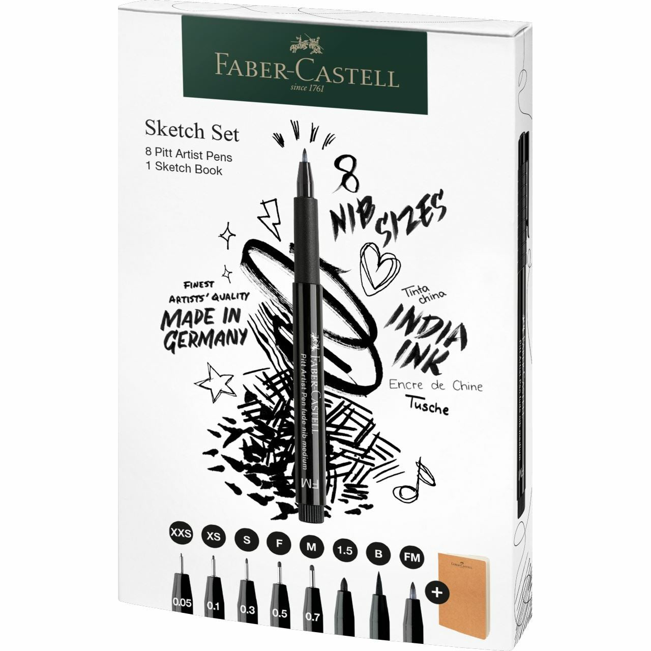 Faber-Castell Skizzenbuch – 140 g/m² – Naturweiss