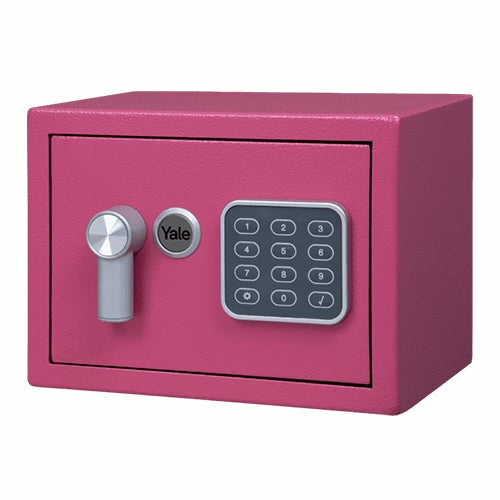 Yale Möbeltresor YSV/170/DB2/P – Elektronikschloss – 3,8 l – Boden-/Wandmontage – Rosa