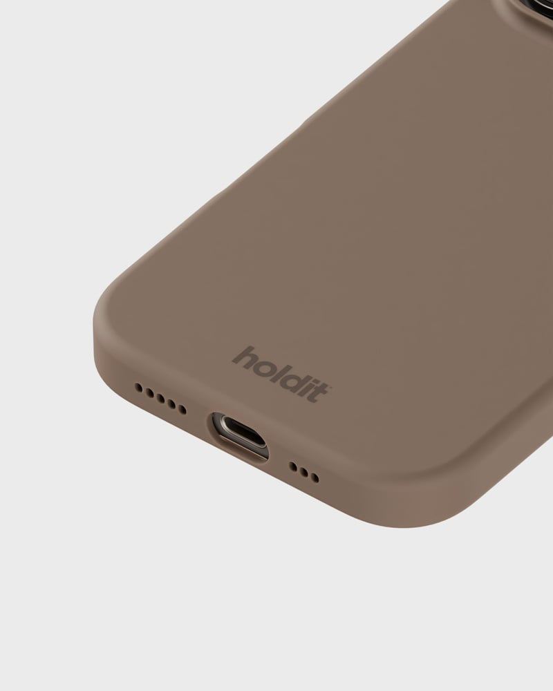 Holdit Backcover – für Apple iPhone 16 Pro Max, Silikon, Braun