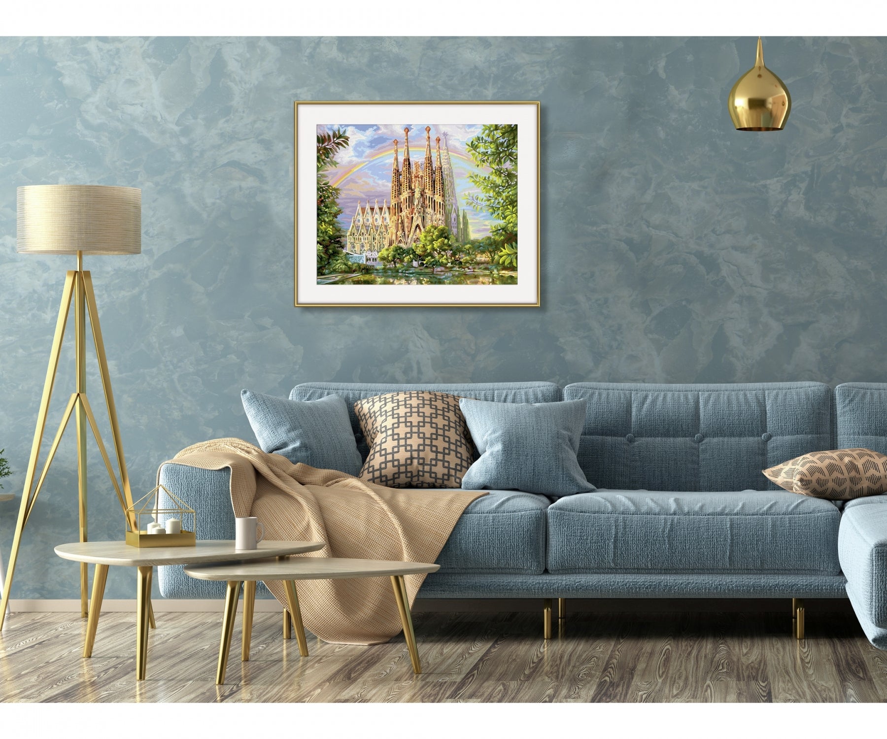 Schipper Malen-nach-Zahlen-Set Sagrada Familia – 40 × 50 cm – ab 14 Jahren