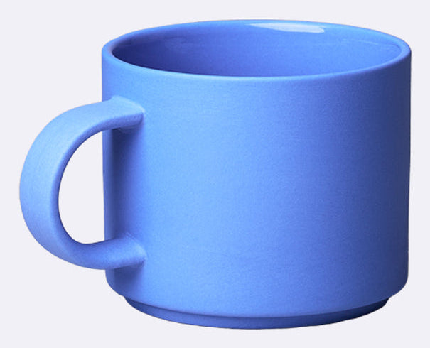 Chic-mic Chic Mic Tasse Good Mood Collection – 280 ml, Porzellan, Blau, spülmaschinenfest, mikrowellengeeignet