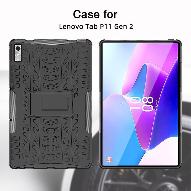 eSTUFF PORTLAND Hybrid Tablet-Hülle für Lenovo Tab P11 (2. Gen.) 11,5" – Schwarz