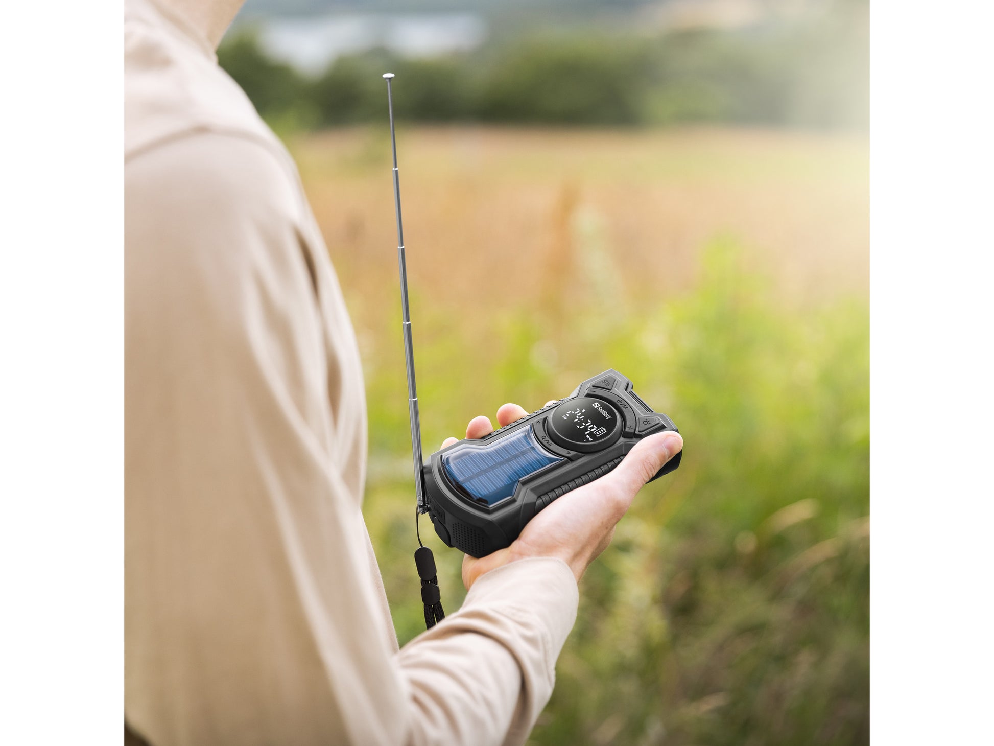 Sandberg Survivor Radio All-in-1 5000 – DAB-/Internetradio – Portabel – AM, FM, Bluetooth, 5000 mAh Akku
