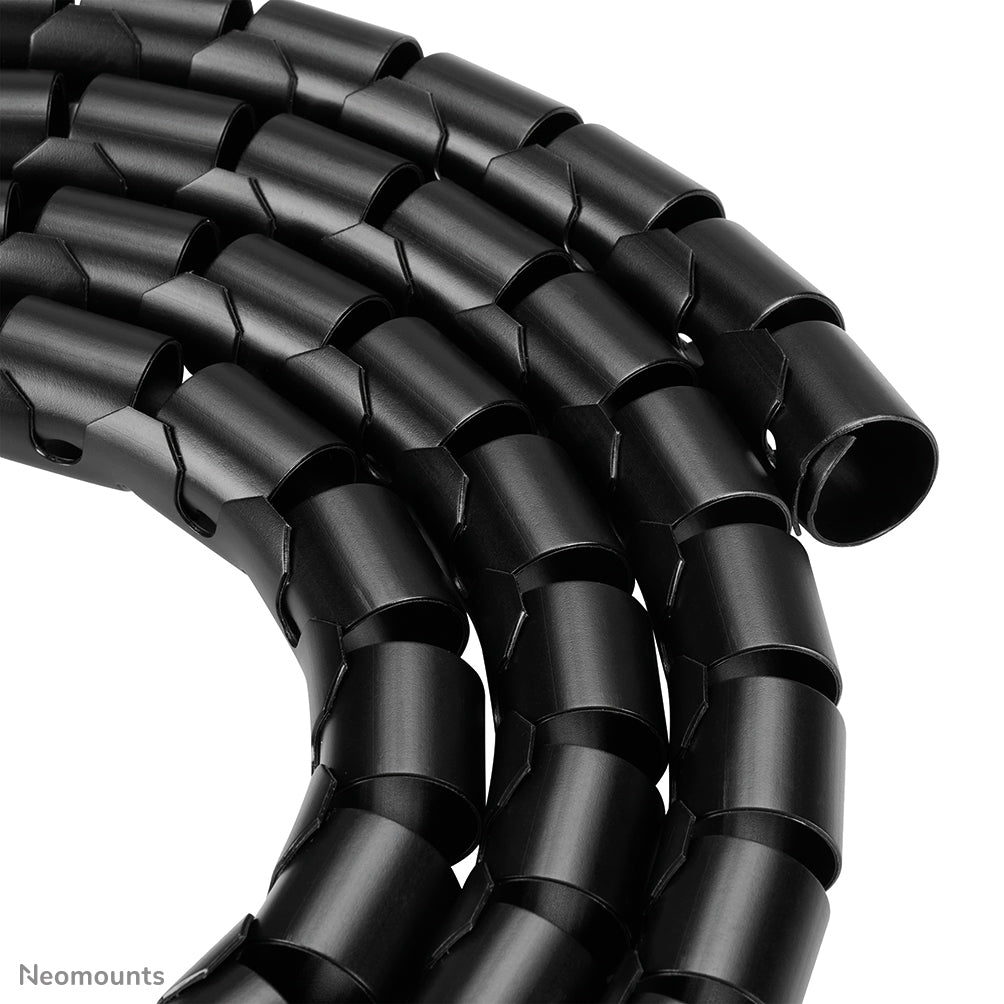 Neomounts ADS06-142BL Kabelführung – L 2 m, schwarz, Kunststoff, B 25 × H 2000 × T 25 mm, für 1–5 Kabel