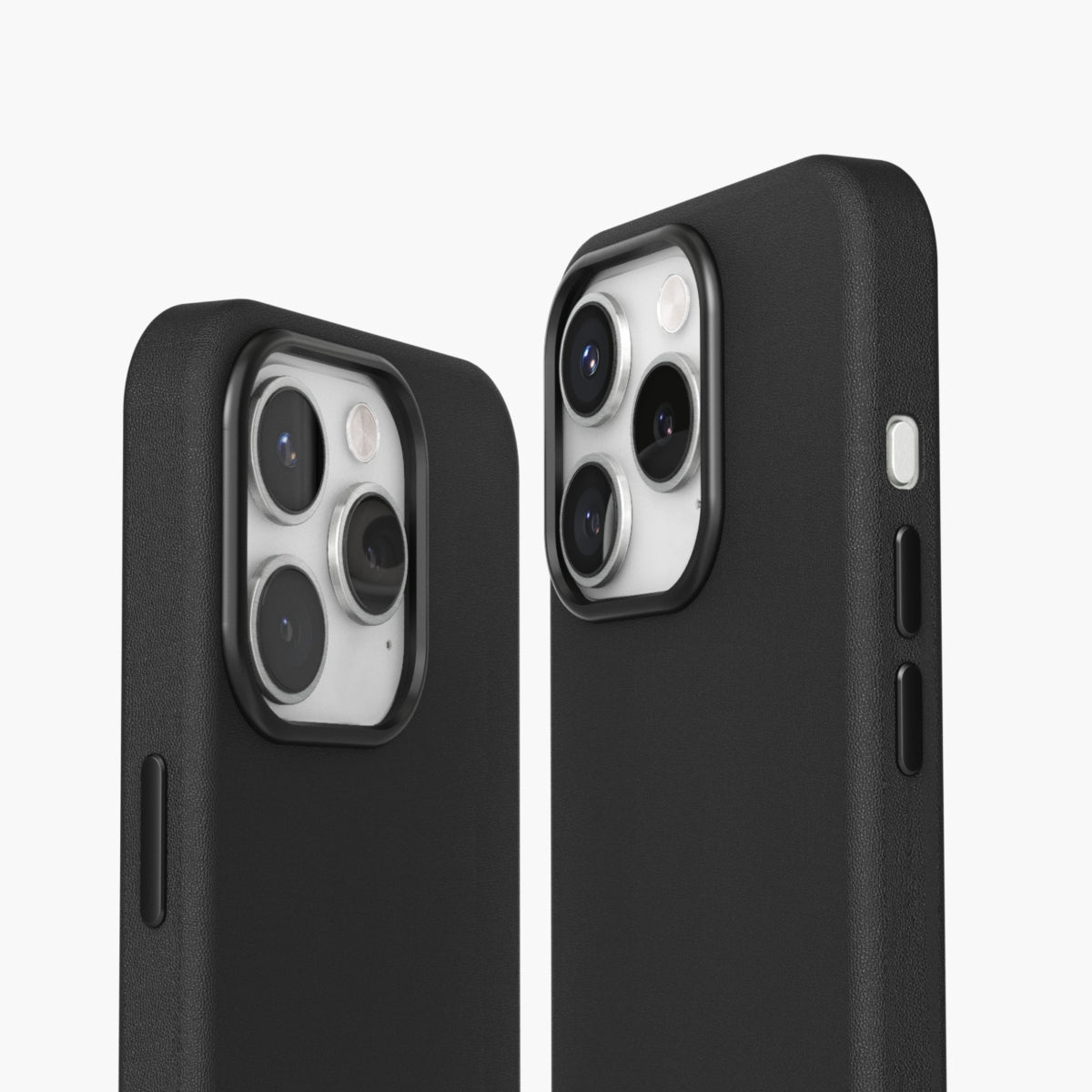 Vonmählen Backcover Like Leather – für Apple iPhone 16 Pro – schwarz – Leder – MagSafe-kompatibel