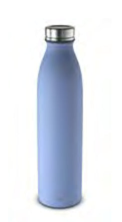 Alfi PURE Isolierflasche 750 ml – doppelwandig 12 h heiss/24 h kalt, Edelstahl, Schraubdeckel
