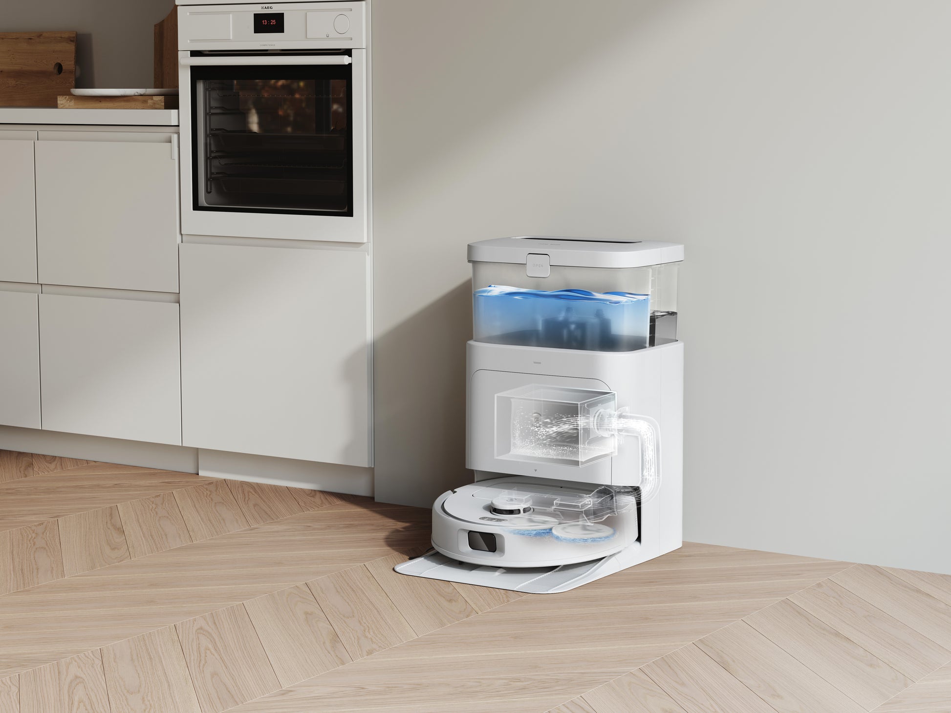 Ecovacs Roboterstaubsauger Deebot N30 Pro Omni – 5200 mAh, 0,4 l, Akkubetrieb, 65 dB(A)