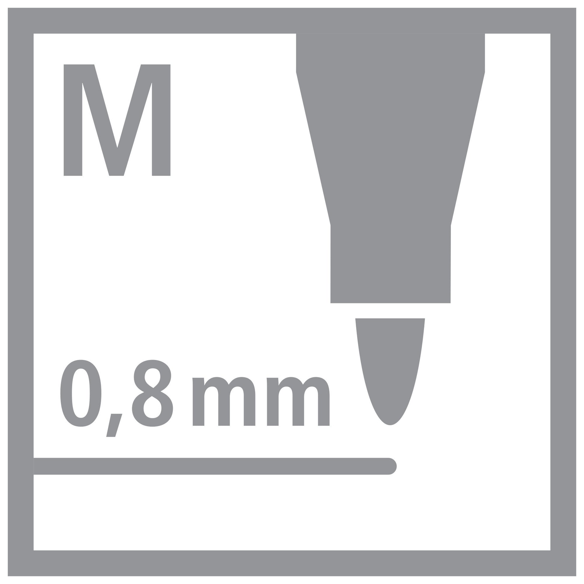 STABILO Driver Fineliner – 0,8 mm, blau, 1 Stk.