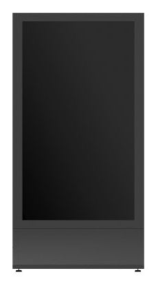 Hagor Bodenständer – bis 75" – Back-to-Back, Diebstahlsicherung, für 2 Displays – Anthrazitgrau