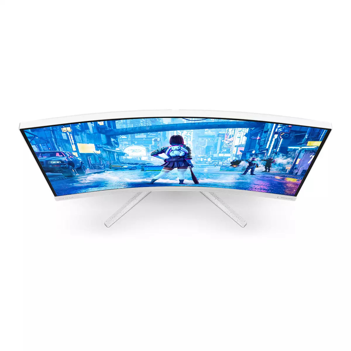 Philips 27M2C5201L/00 – Monitor, 27", VA, 180 Hz, 300 cd/m², Adaptive Sync, Gebogen, VESA 100 × 100, Weiss