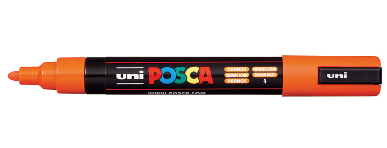 Uni-Ball Non-Permanent-Marker – Rundspitze 1,8-2,5 mm – Orange – Wasserfest