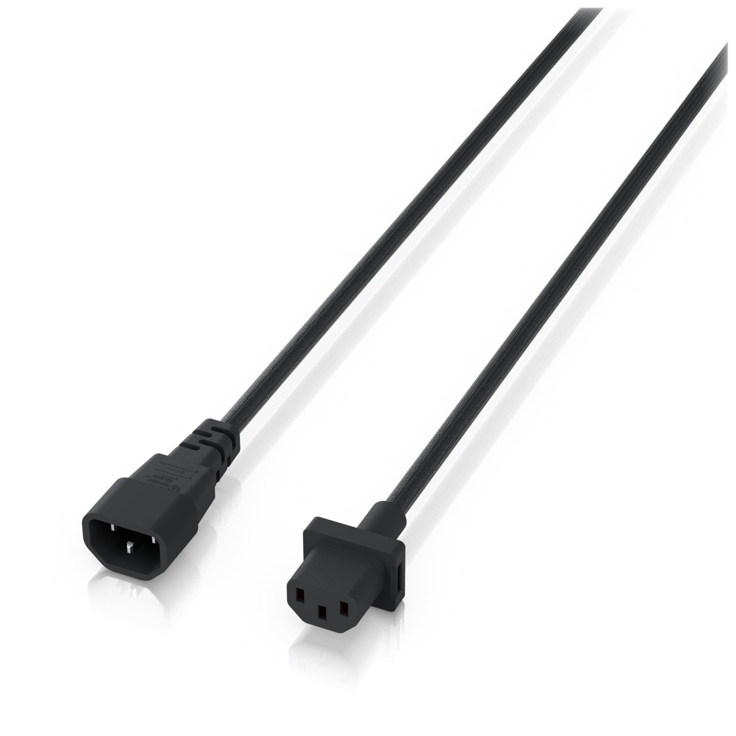 Ubiquiti Netzkabel – IEC C13–IEC C14, 1,8 m, 250 V/10 A, schwarz