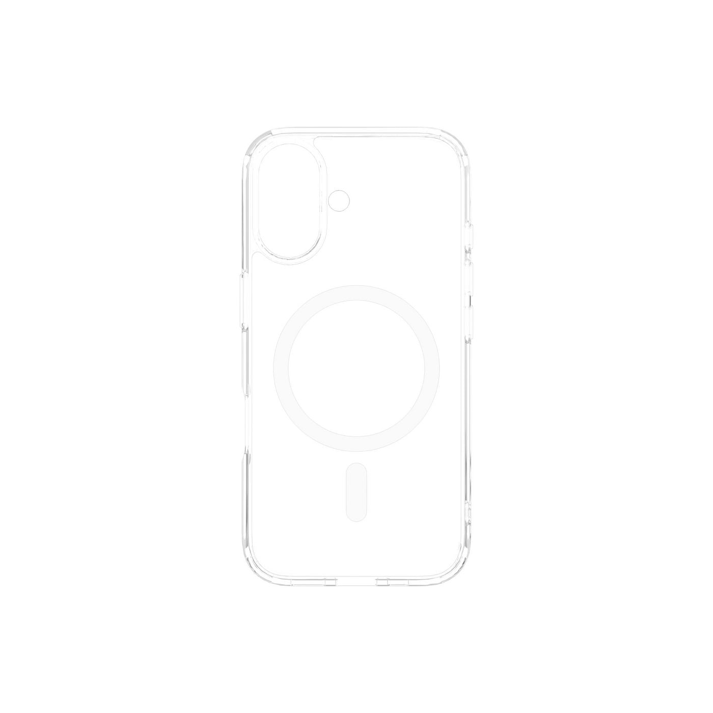 eSTUFF INFINITE (GRS) OSLO – Backcover – für Apple iPhone 16 Plus, MagSafe, PC+TPU, Transparent