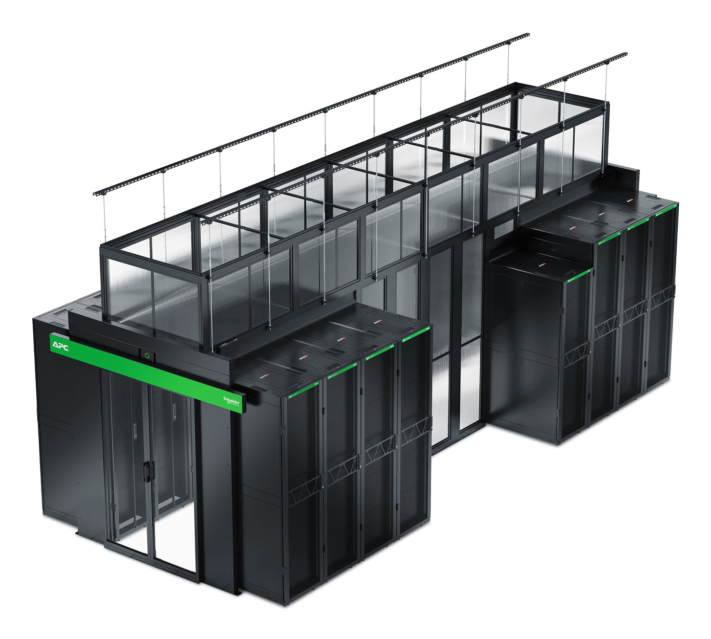 APC Regal-Schienenset – Länge 1'500 mm, Schwarz, 4 Stk., für NetShelter Aisle Containment