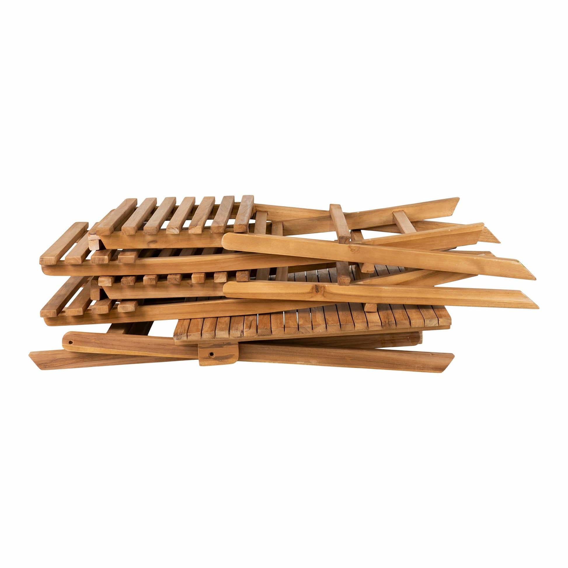 House Nordic Bistro-Set 3-teilig – Natur – Holz – Tisch 60 × 60 × 75 cm – klappbar