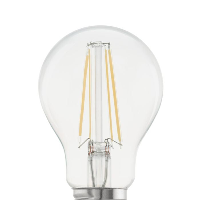 EGLO LED-Leuchtmittel E27 A60 – Warmweiss 2700 K, 470 lm, 4 W – IP20 – 1 Stk. – Transparent, Glas