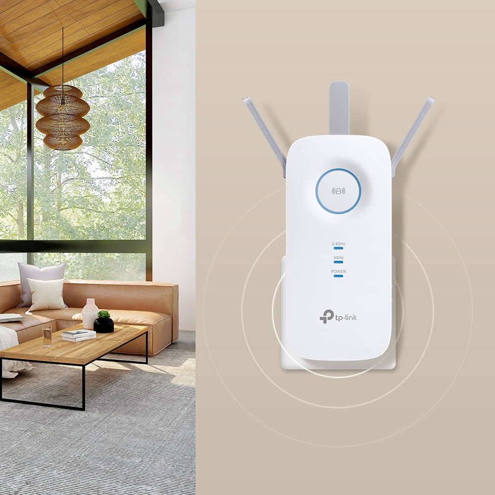 TP-Link RE550 – Access Point – Wi‑Fi 5 (2,4/5 GHz), 1,3 Gbit/s, GbE