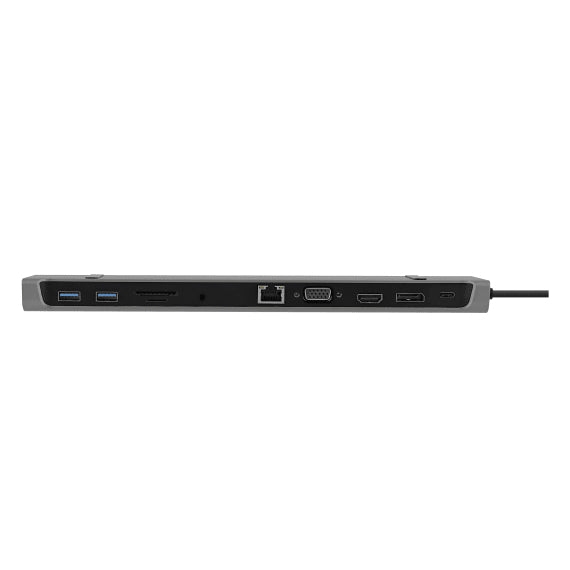 T'nB Dockingstation – USB-C, DP/HDMI/VGA, 3× USB-A, GbE, SD/microSD, 3,5 mm Audio, für MacBook/Notebook
