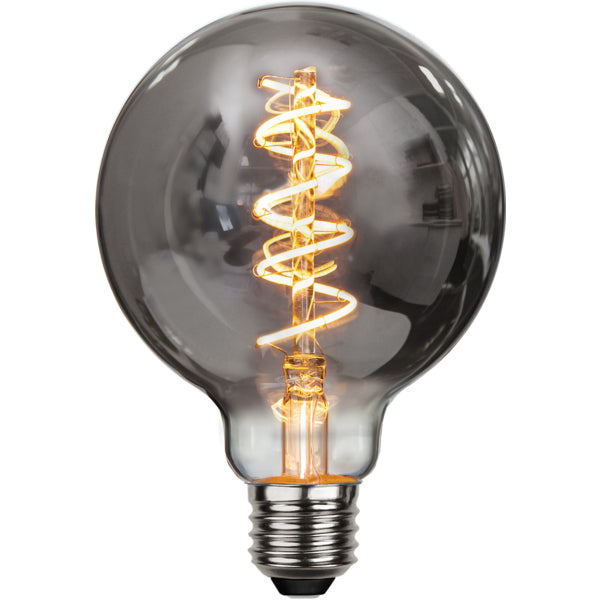 Star Trading LED-Leuchtmittel E27 G95 – Warmweiss 2100 K, 50 lm, 2 W – dimmbar – 1 Stk. – getöntes Glas